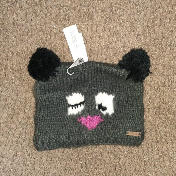 Barts Accessories - BARTS-Grizly Beanie-Hand Knit-Dark Gray-NEW WITH TAGS